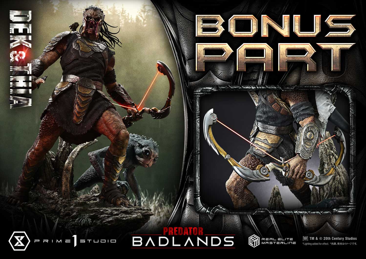 Predator: Badlands Real Elite Masterline Dek & Thia (Deluxe Bonus Ver.) 1/3 Scale Limited Edition Statue Gallery Image 3