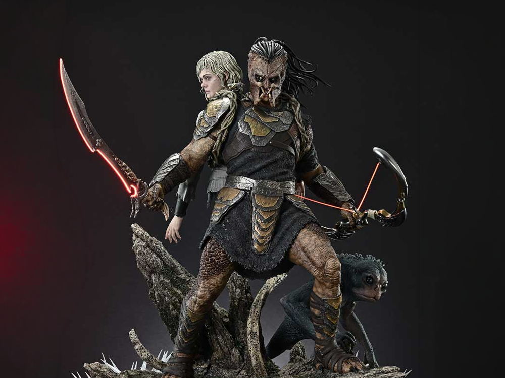 Predator: Badlands Real Elite Masterline Dek & Thia (Deluxe Bonus Ver.) 1/3 Scale Limited Edition Statue Gallery Image 1