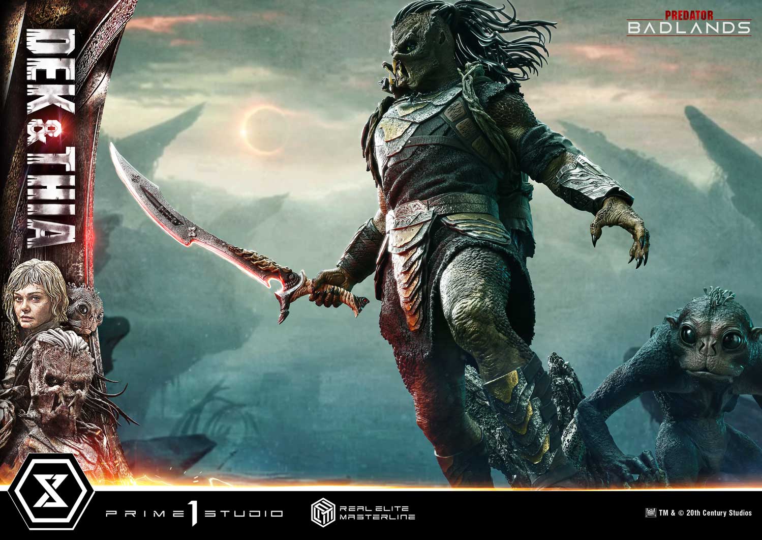 Predator: Badlands Real Elite Masterline Dek & Thia (Deluxe Bonus Ver.) 1/3 Scale Limited Edition Statue Gallery Image 27