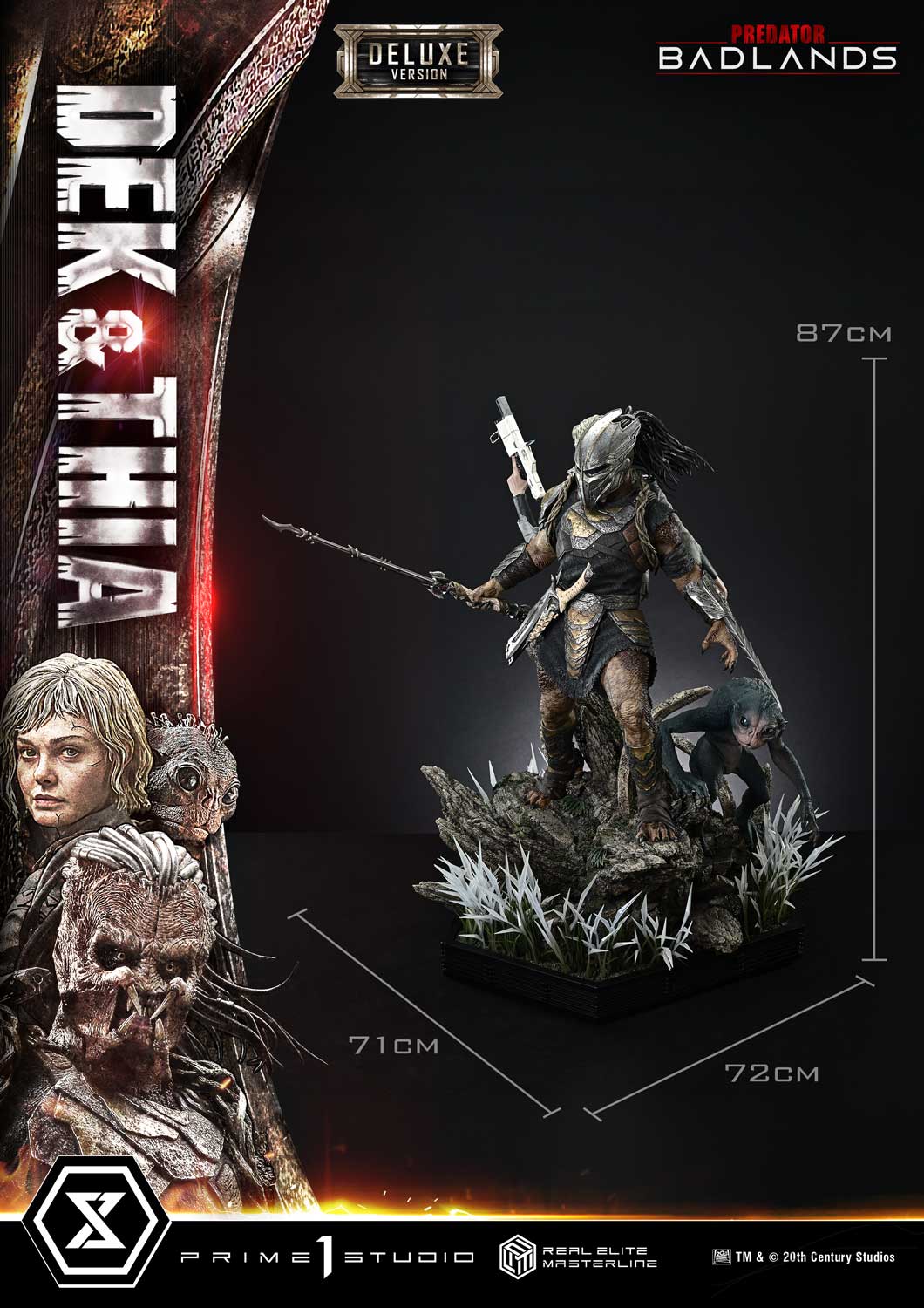 Predator: Badlands Real Elite Masterline Dek & Thia (Deluxe Bonus Ver.) 1/3 Scale Limited Edition Statue Gallery Image 61