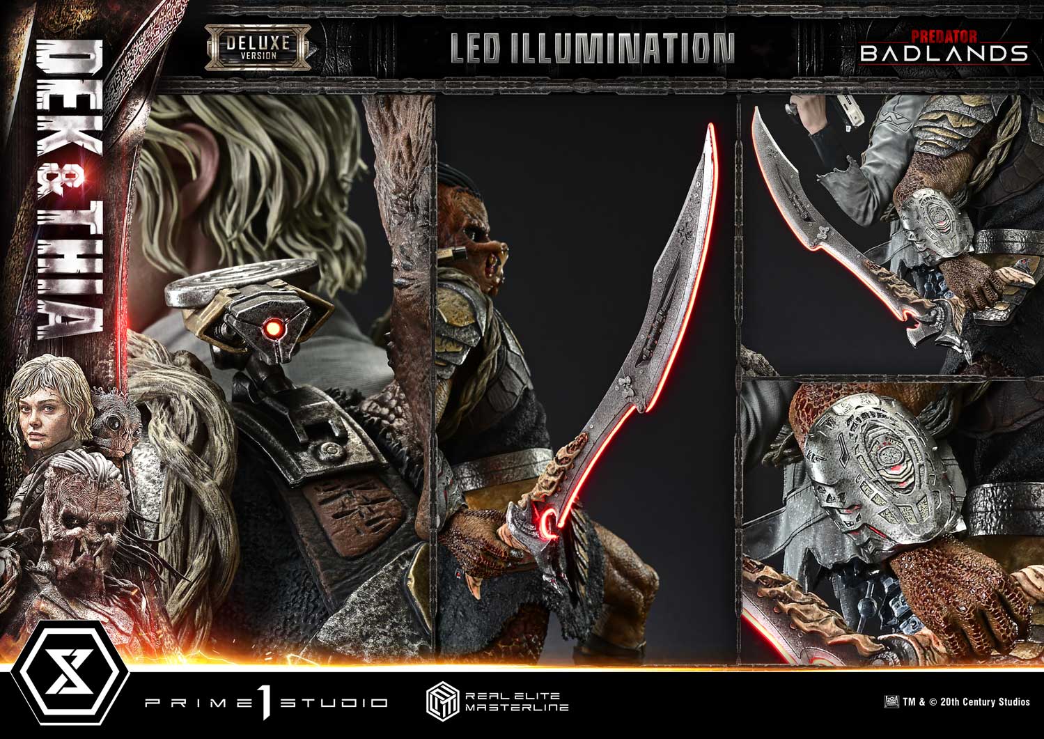 Predator: Badlands Real Elite Masterline Dek & Thia (Deluxe Bonus Ver.) 1/3 Scale Limited Edition Statue Gallery Image 63