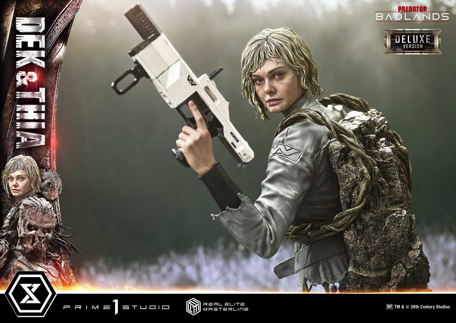 Predator: Badlands Real Elite Masterline Dek & Thia (Deluxe Bonus Ver.) 1/3 Scale Limited Edition Statue Gallery Image 14