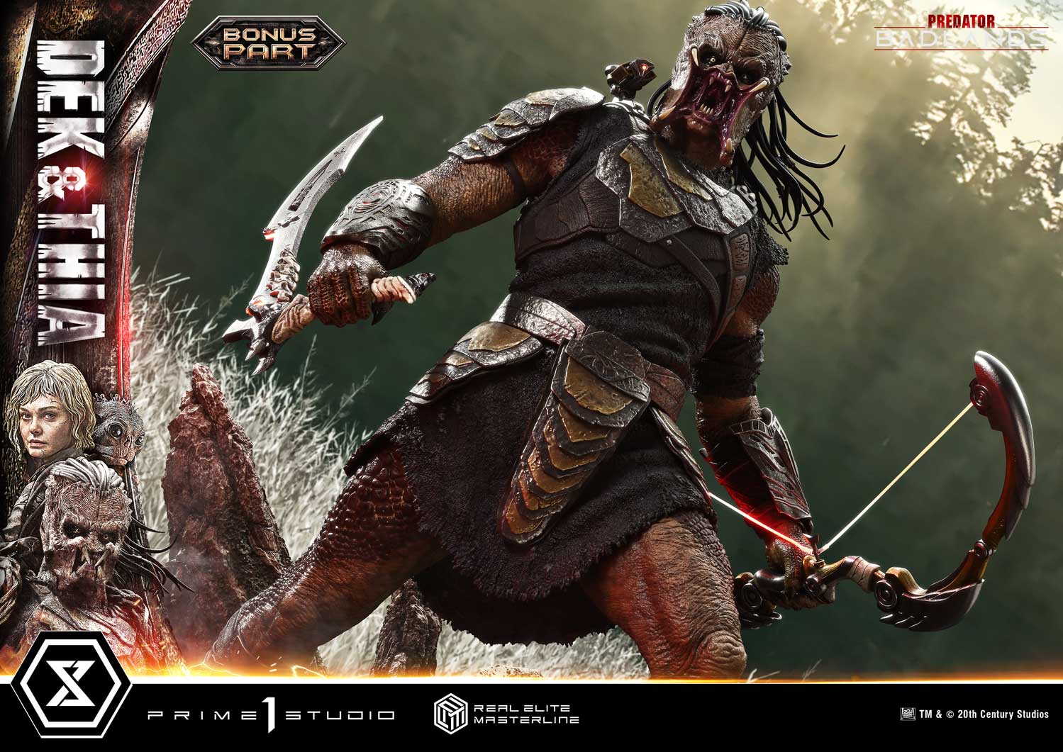 Predator: Badlands Real Elite Masterline Dek & Thia (Deluxe Bonus Ver.) 1/3 Scale Limited Edition Statue Gallery Image 13