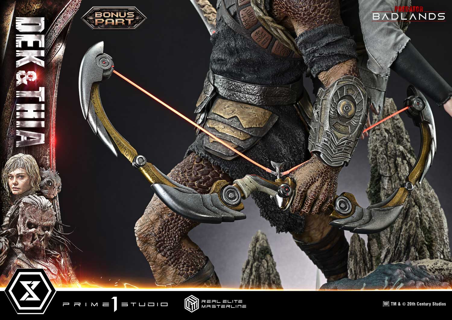 Predator: Badlands Real Elite Masterline Dek & Thia (Deluxe Bonus Ver.) 1/3 Scale Limited Edition Statue Gallery Image 46