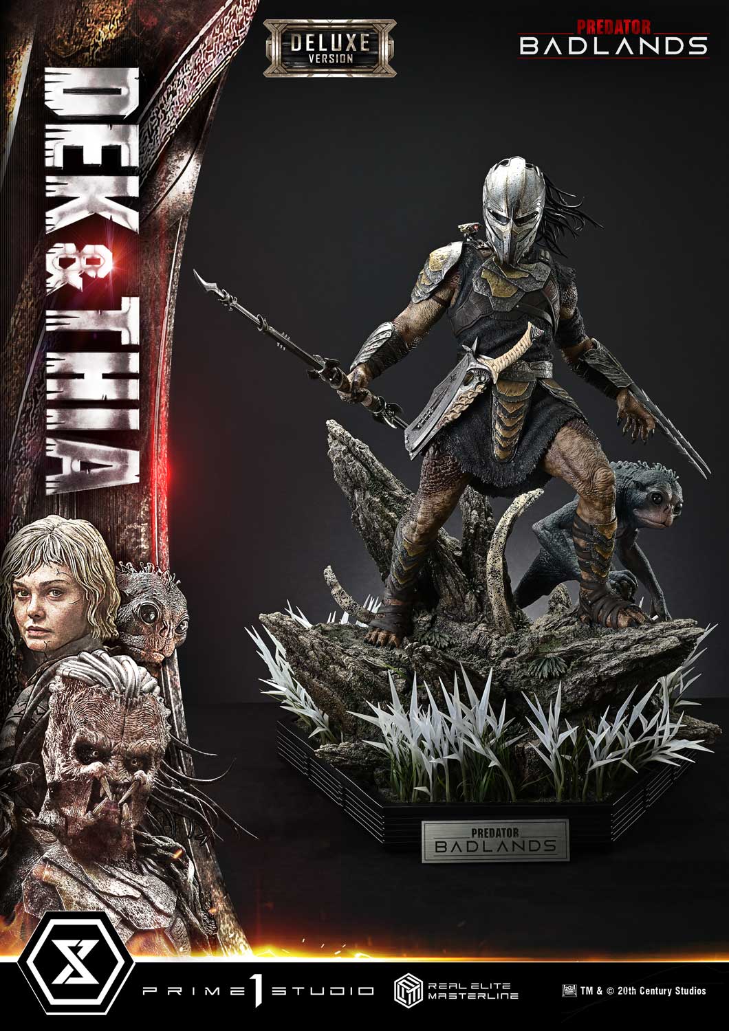 Predator: Badlands Real Elite Masterline Dek & Thia (Deluxe Bonus Ver.) 1/3 Scale Limited Edition Statue Gallery Image 6