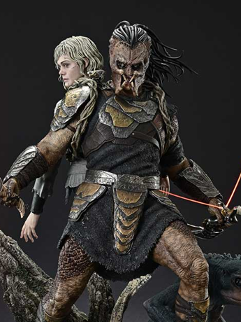 Predator: Badlands Real Elite Masterline Dek & Thia (Deluxe Bonus Ver.) 1/3 Scale Limited Edition Statue Gallery Image 2