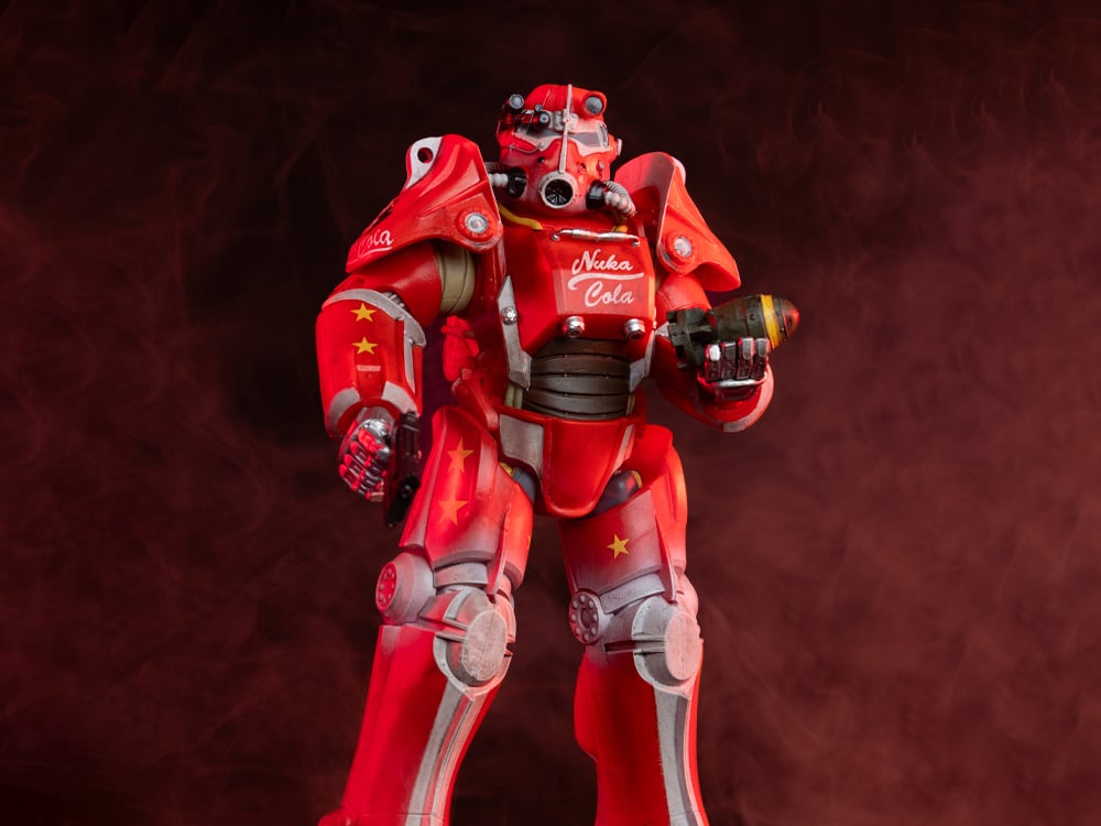 Image of Fallout McFarlane Elite Edition #13 T-45B Nuka Cola Deluxe Action Figure