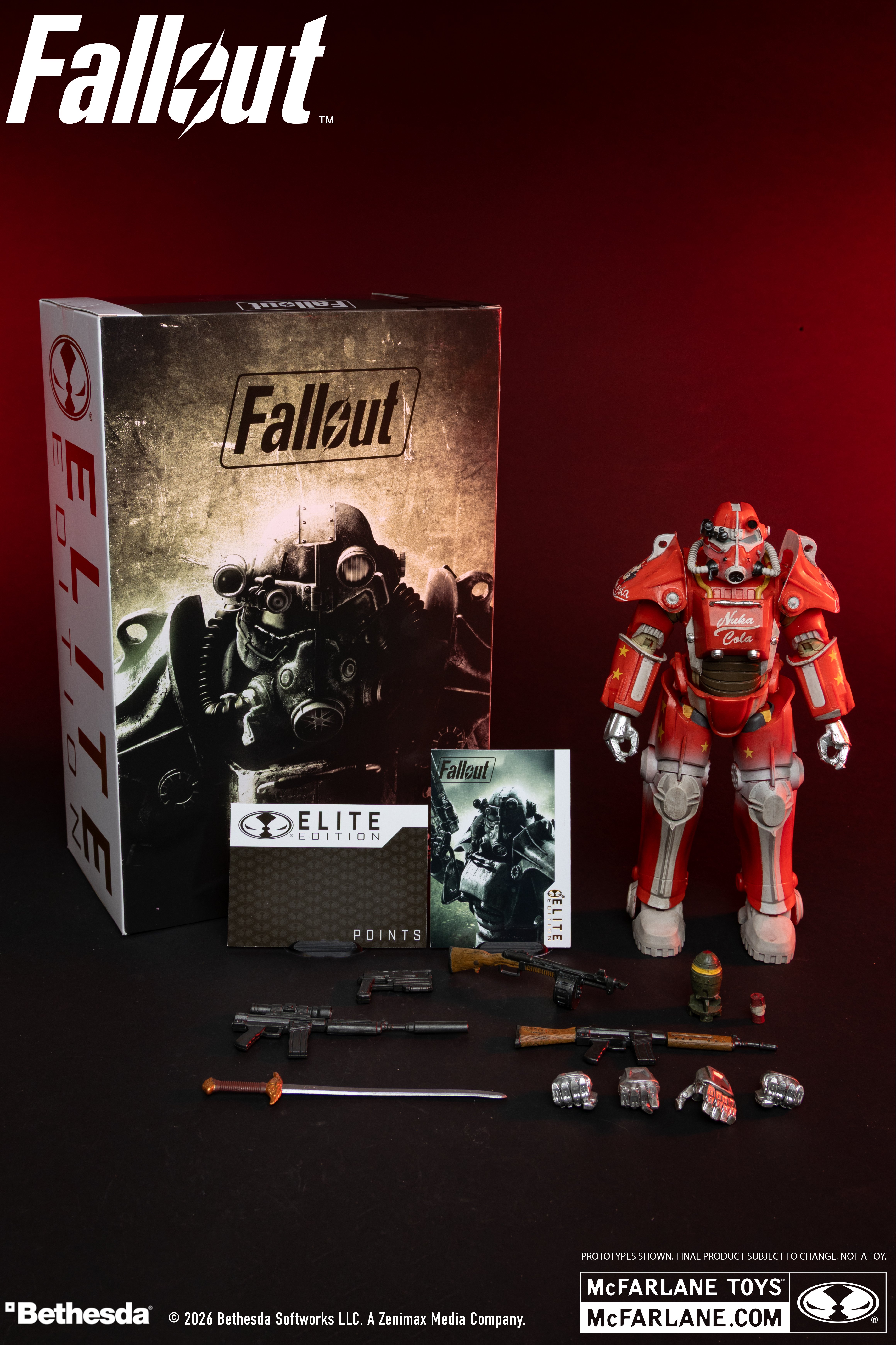 Fallout McFarlane Elite Edition #13 T-45B Nuka Cola Deluxe Action Figure Gallery Image 6