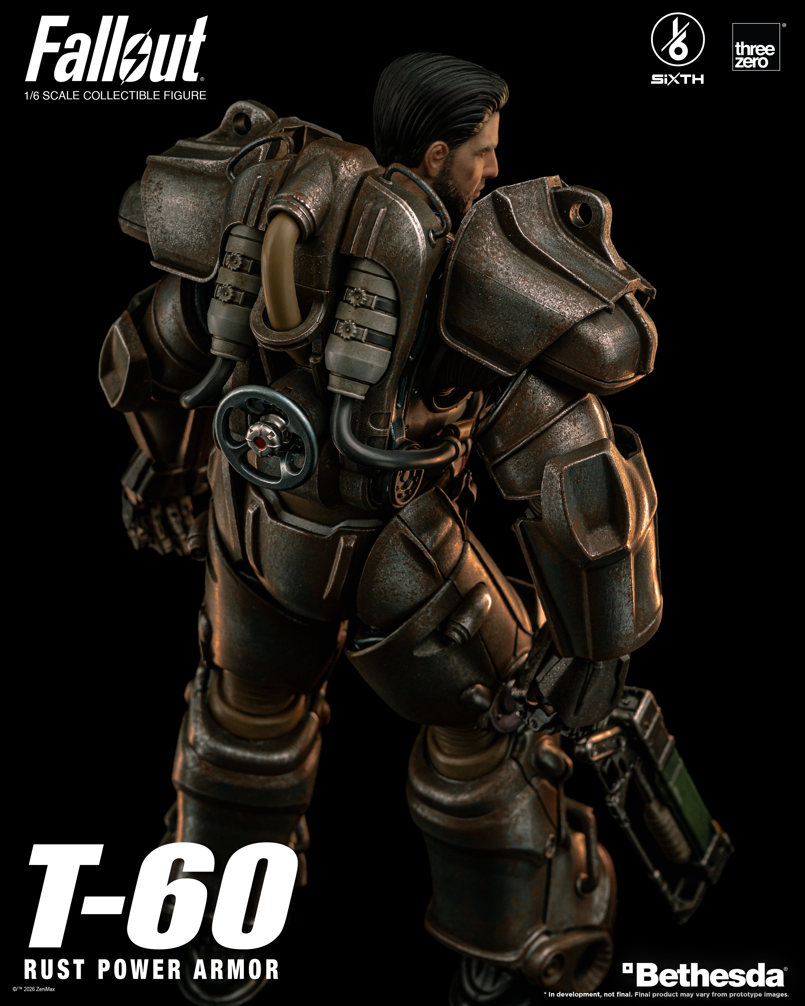 Fallout SiXTH T-60 Rust Power Armor 1/6 Scale Action Figure Gallery Image 16