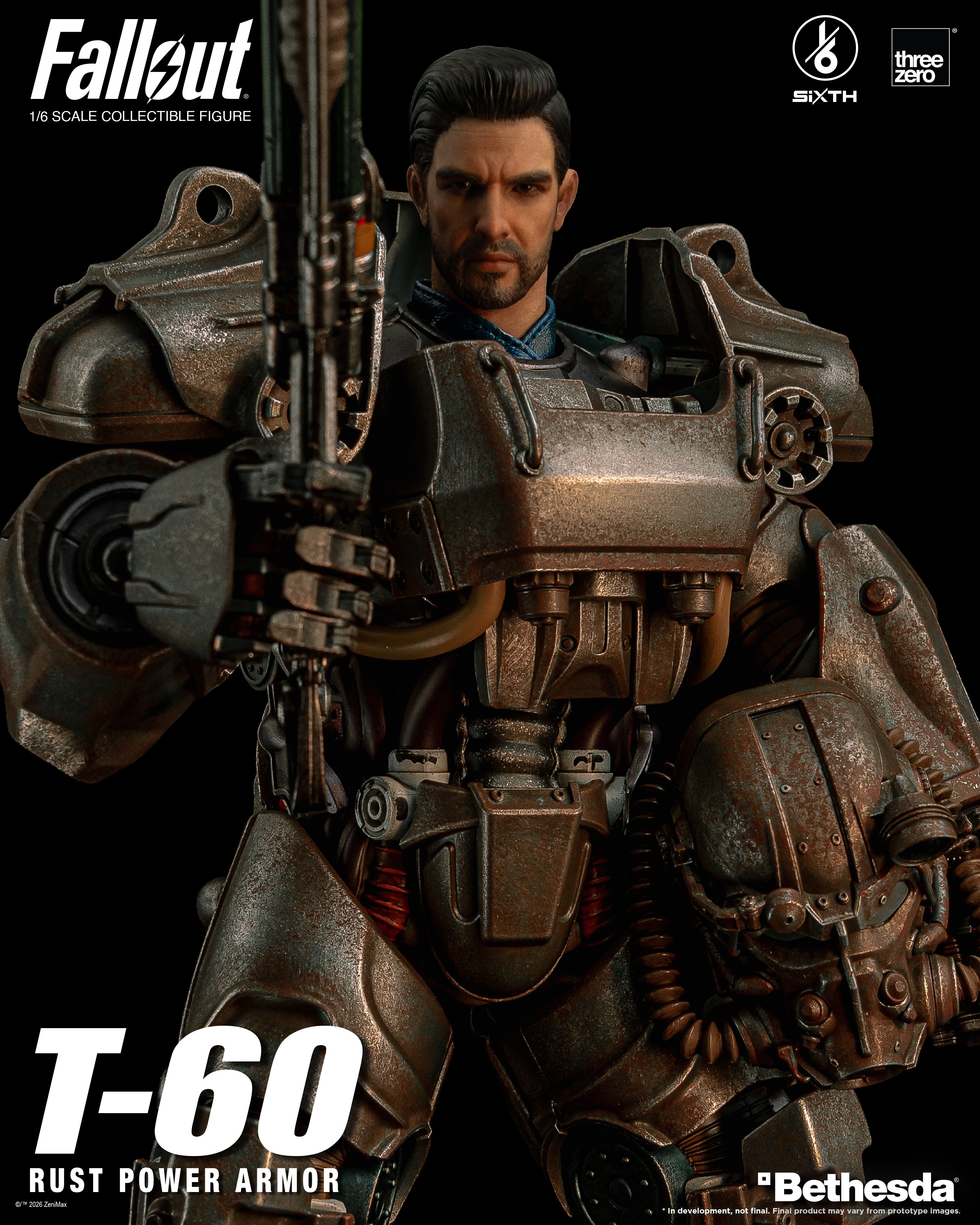 Fallout SiXTH T-60 Rust Power Armor 1/6 Scale Action Figure Gallery Image 14