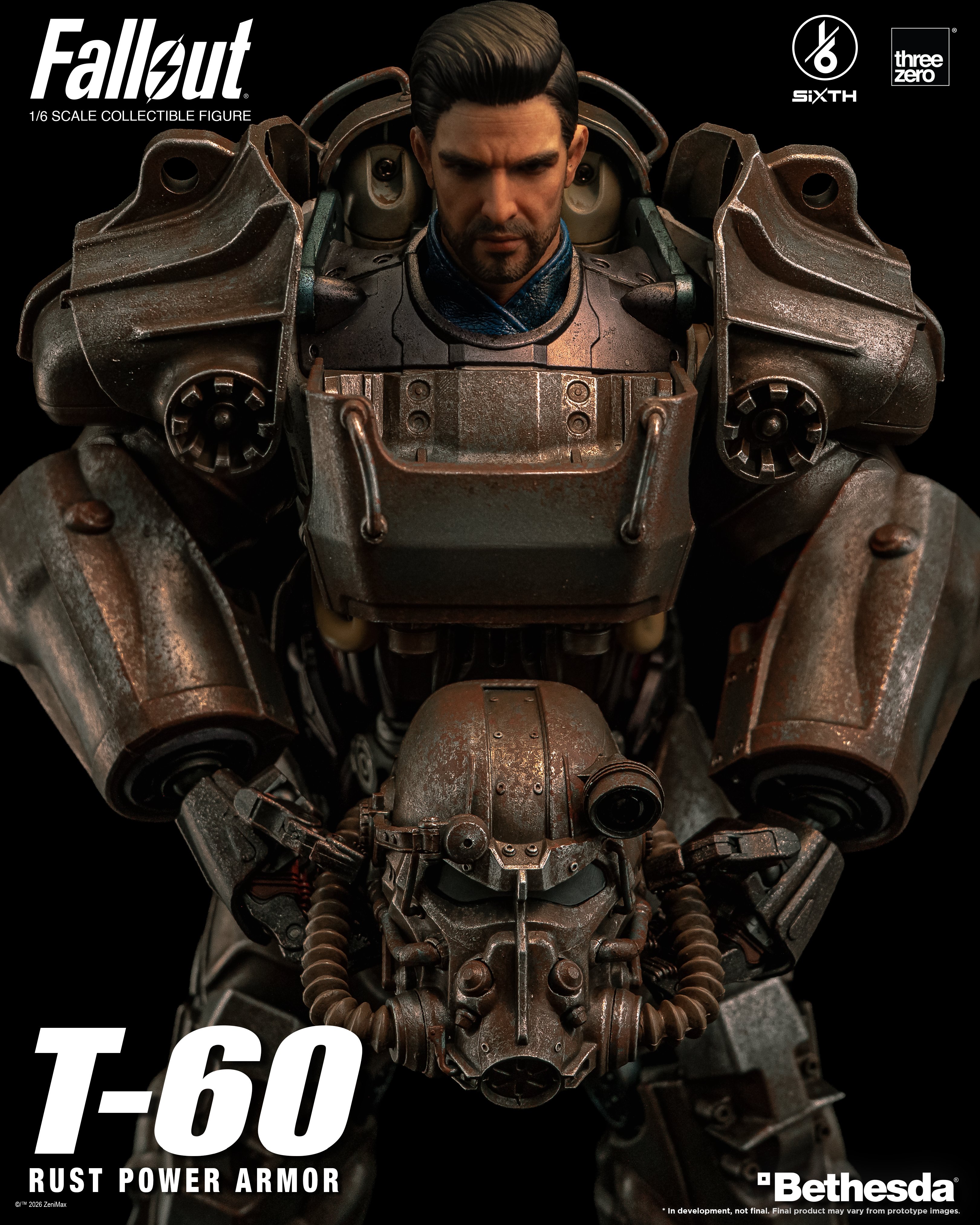 Fallout SiXTH T-60 Rust Power Armor 1/6 Scale Action Figure Gallery Image 13