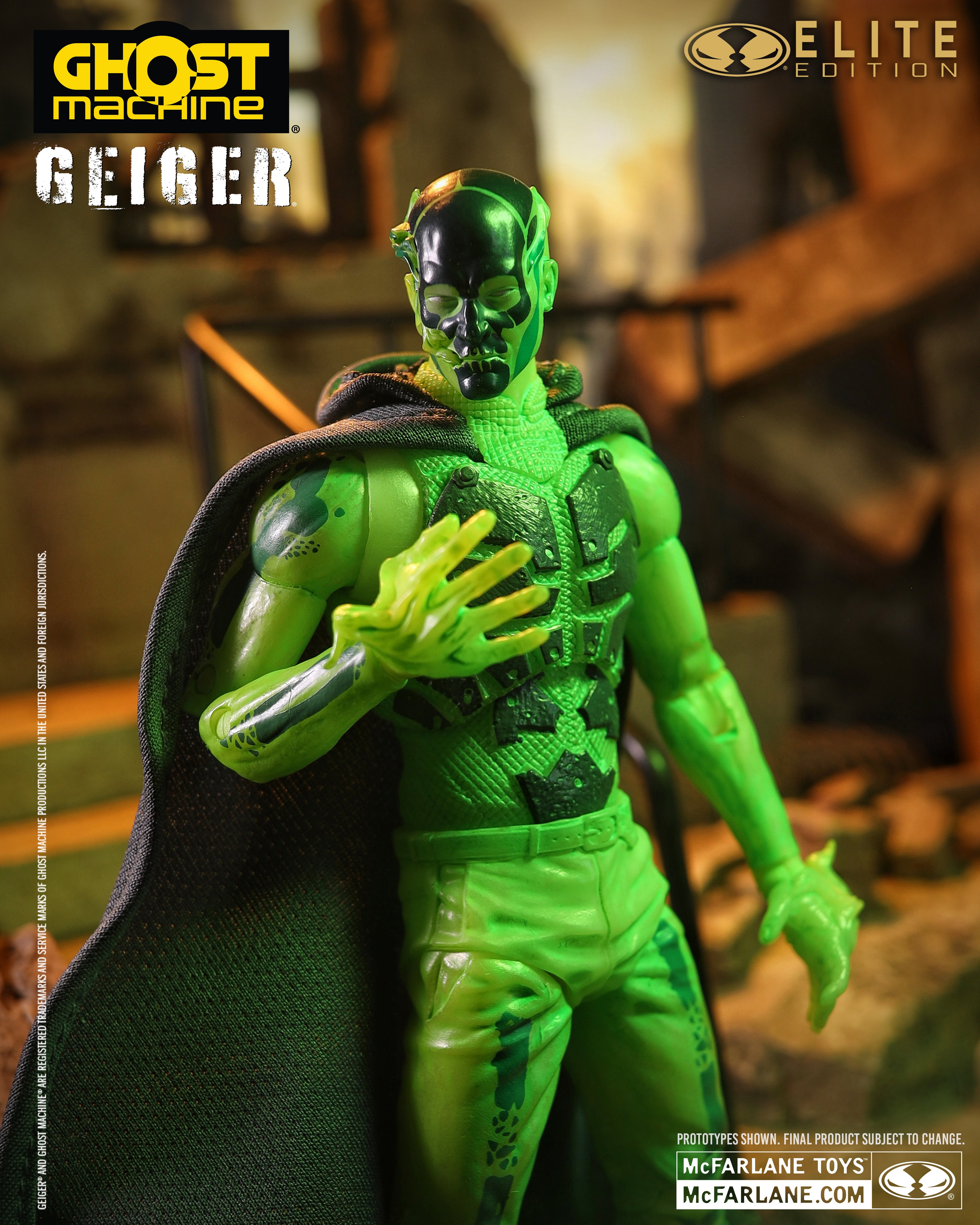 Ghost Machine McFarlane Elite Edition #15 Geiger Deluxe Action Figure Gallery Image 10