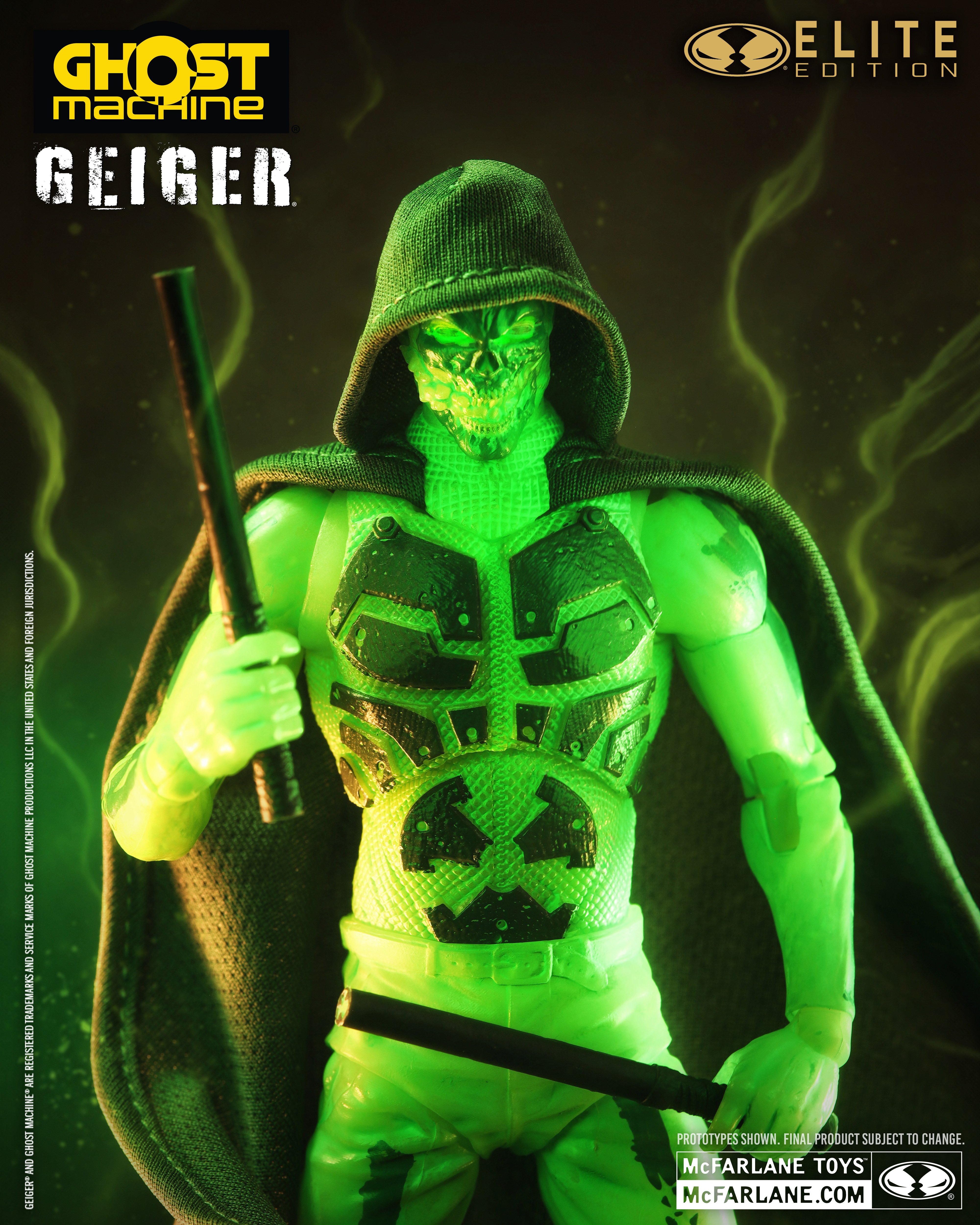 Ghost Machine McFarlane Elite Edition #15 Geiger Deluxe Action Figure Gallery Image 8