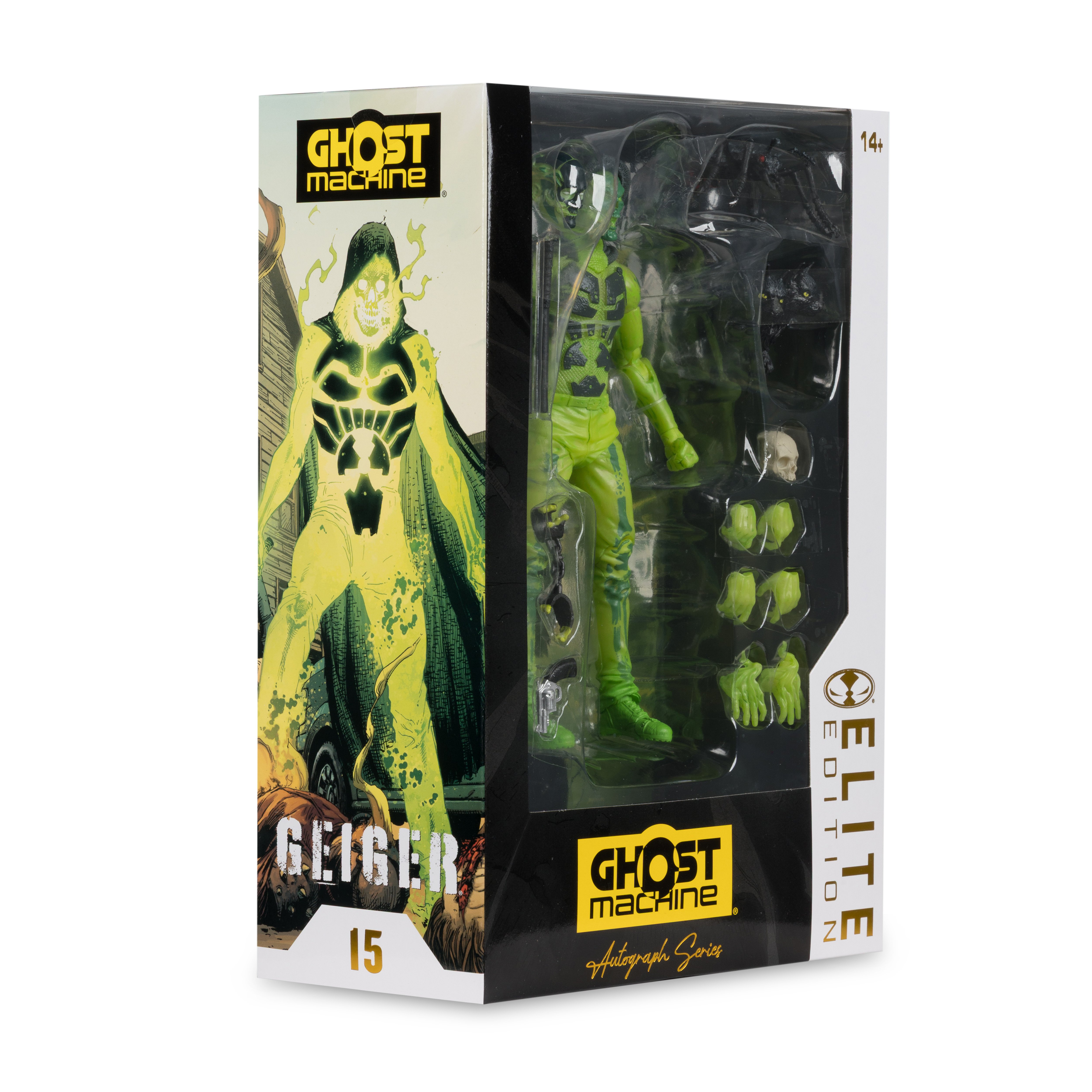 Ghost Machine McFarlane Elite Edition #15 Geiger Deluxe Action Figure Gallery Image 20