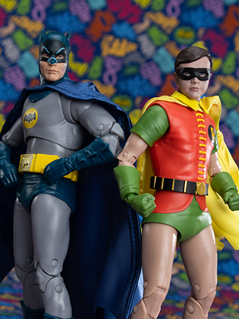 Batman (1966) DC Multiverse Collector Edition Batman & Robin Action Figure Two-Pack Gallery Image 2