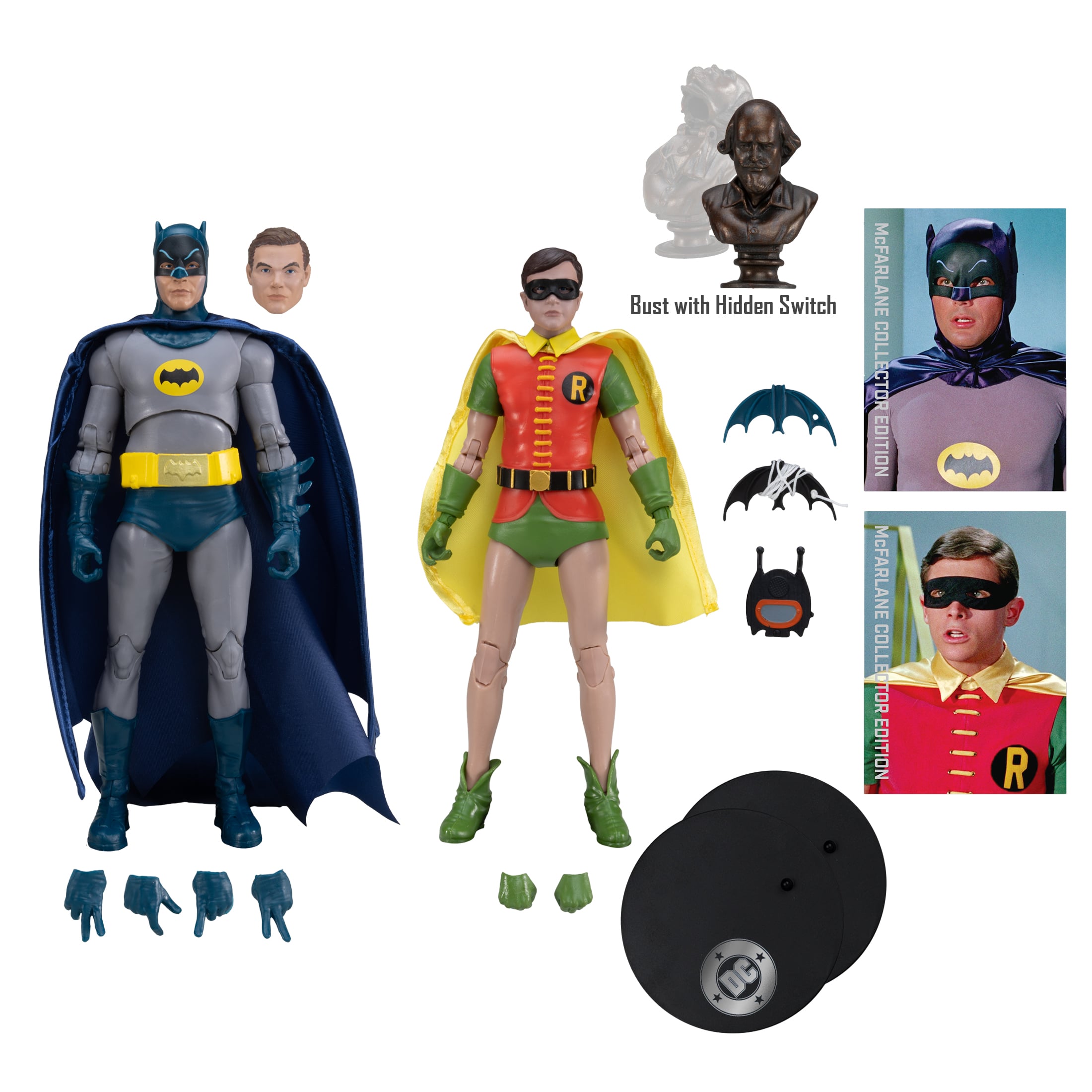 Batman (1966) DC Multiverse Collector Edition Batman & Robin Action Figure Two-Pack Gallery Image 13