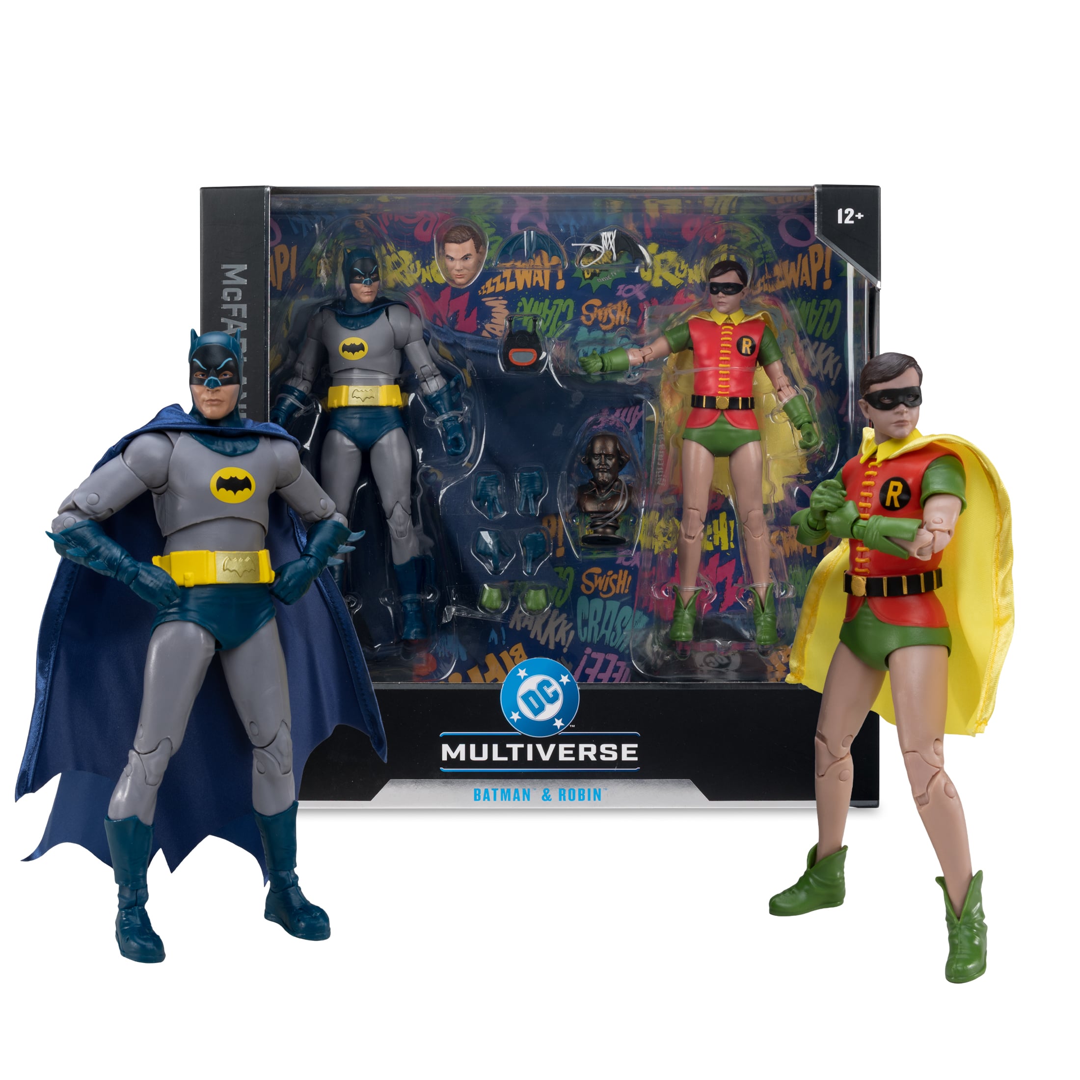 Batman (1966) DC Multiverse Collector Edition Batman & Robin Action Figure Two-Pack Gallery Image 14