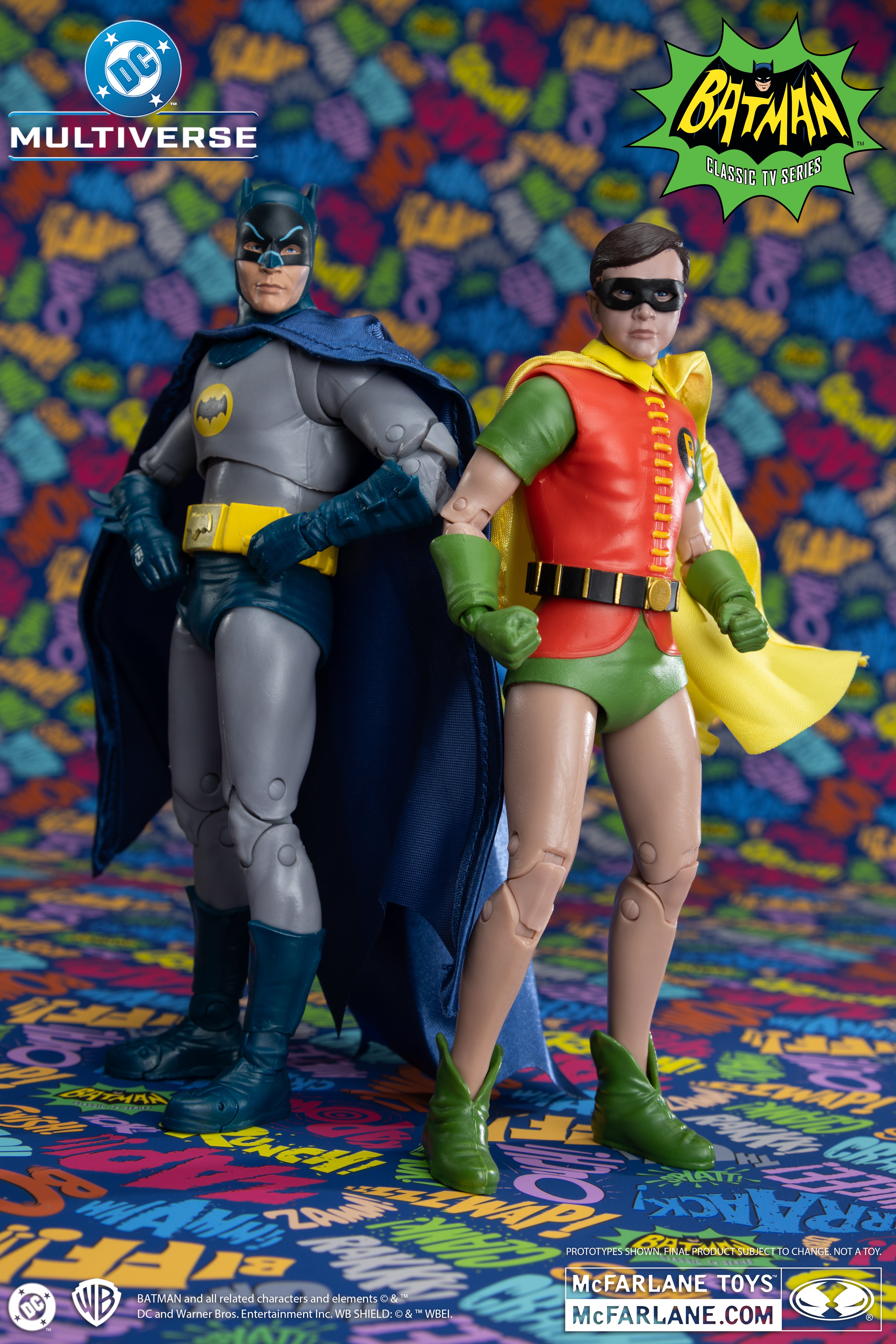 Batman (1966) DC Multiverse Collector Edition Batman & Robin Action Figure Two-Pack Gallery Image 5