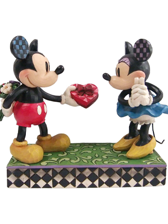 Disney Traditions ミッキー＆ミニー LOVE フィギュア Disney Traditions Mickey and Minnie Vintage Love Figurine (Jim Shore)
