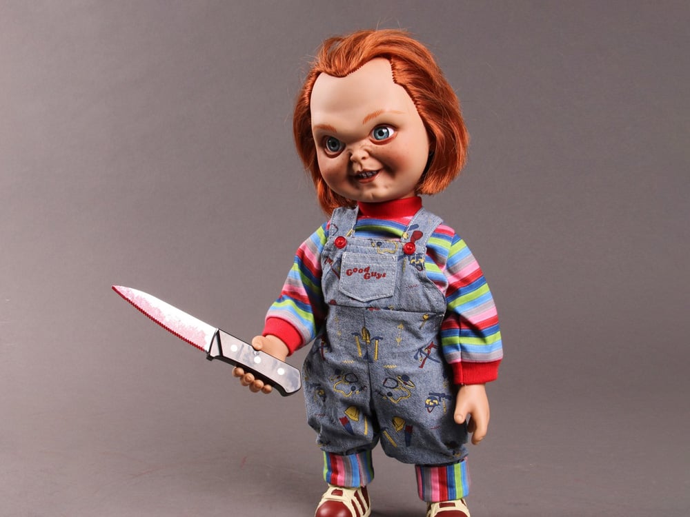 Child's Play 15" Sneering Chucky Talking Doll Gallery Image 1