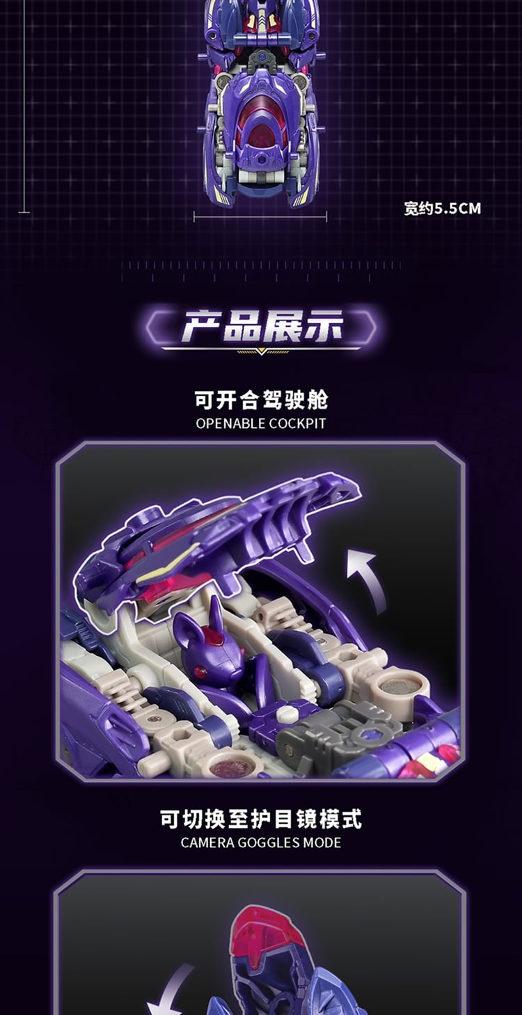 BeastBOX BeastDrive BD-12 Night Pulse with General Frame Figure Gallery Image 11