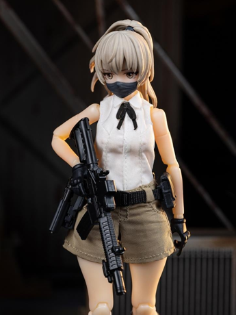 Image of Desktop Wars MI-02 Arisa 1/12 Scale Action Figure (With Bonus)