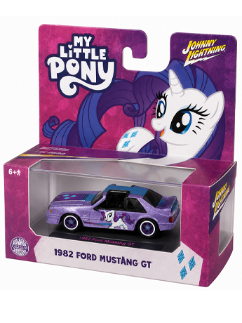 My Little Pony Johnny Lightning 1982 Ford Mustang GT (Rarity Ver.) 1/64 Scale Die-cast Model