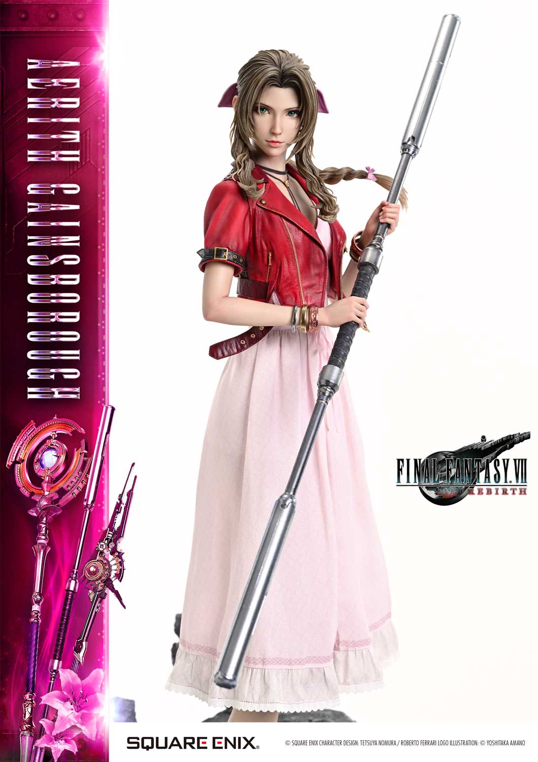 Final Fantasy VII Rebirth Square Enix Masterline Aerith Gainsborough (Deluxe Ver.) 1/4 Scale Statue Gallery Image 30