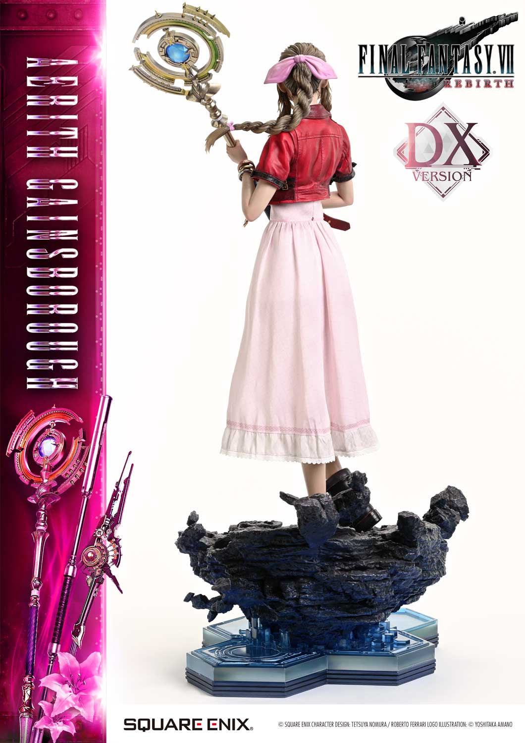Final Fantasy VII Rebirth Square Enix Masterline Aerith Gainsborough (Deluxe Ver.) 1/4 Scale Statue Gallery Image 11