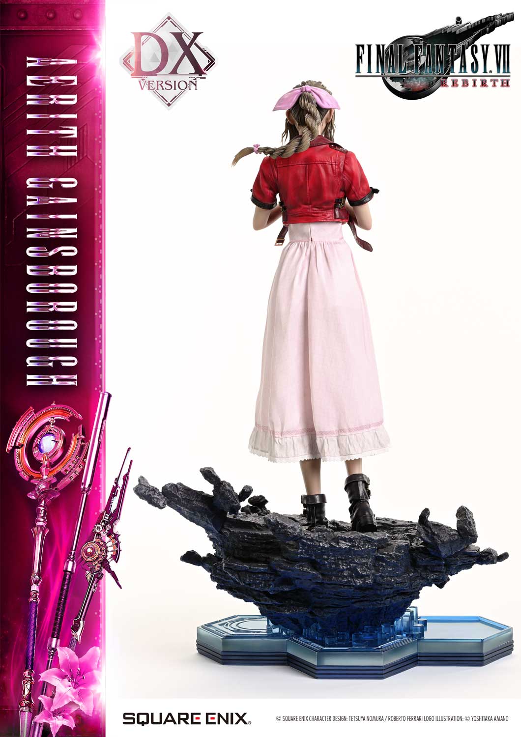 Final Fantasy VII Rebirth Square Enix Masterline Aerith Gainsborough (Deluxe Ver.) 1/4 Scale Statue Gallery Image 6