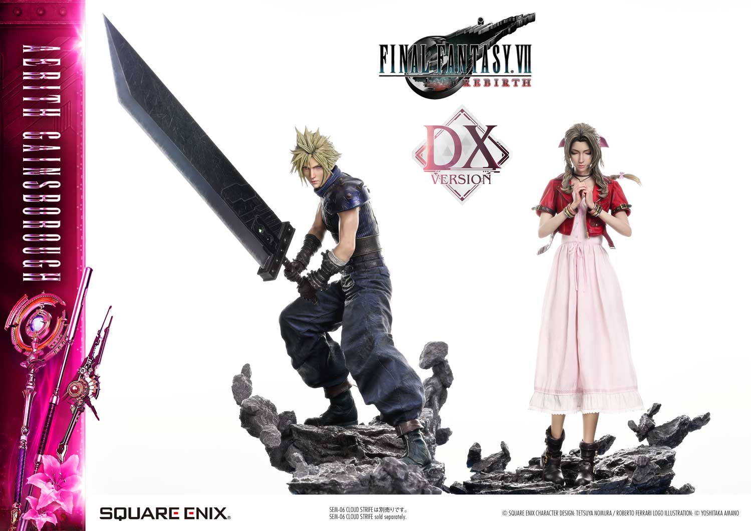 Final Fantasy VII Rebirth Square Enix Masterline Aerith Gainsborough (Deluxe Ver.) 1/4 Scale Statue Gallery Image 61
