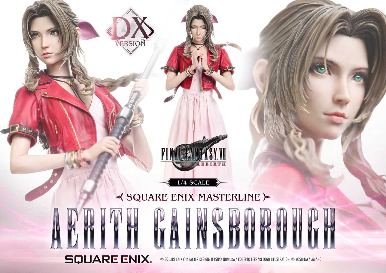 Final Fantasy VII Rebirth Square Enix Masterline Aerith Gainsborough (Deluxe Ver.) 1/4 Scale Statue Gallery Image 3