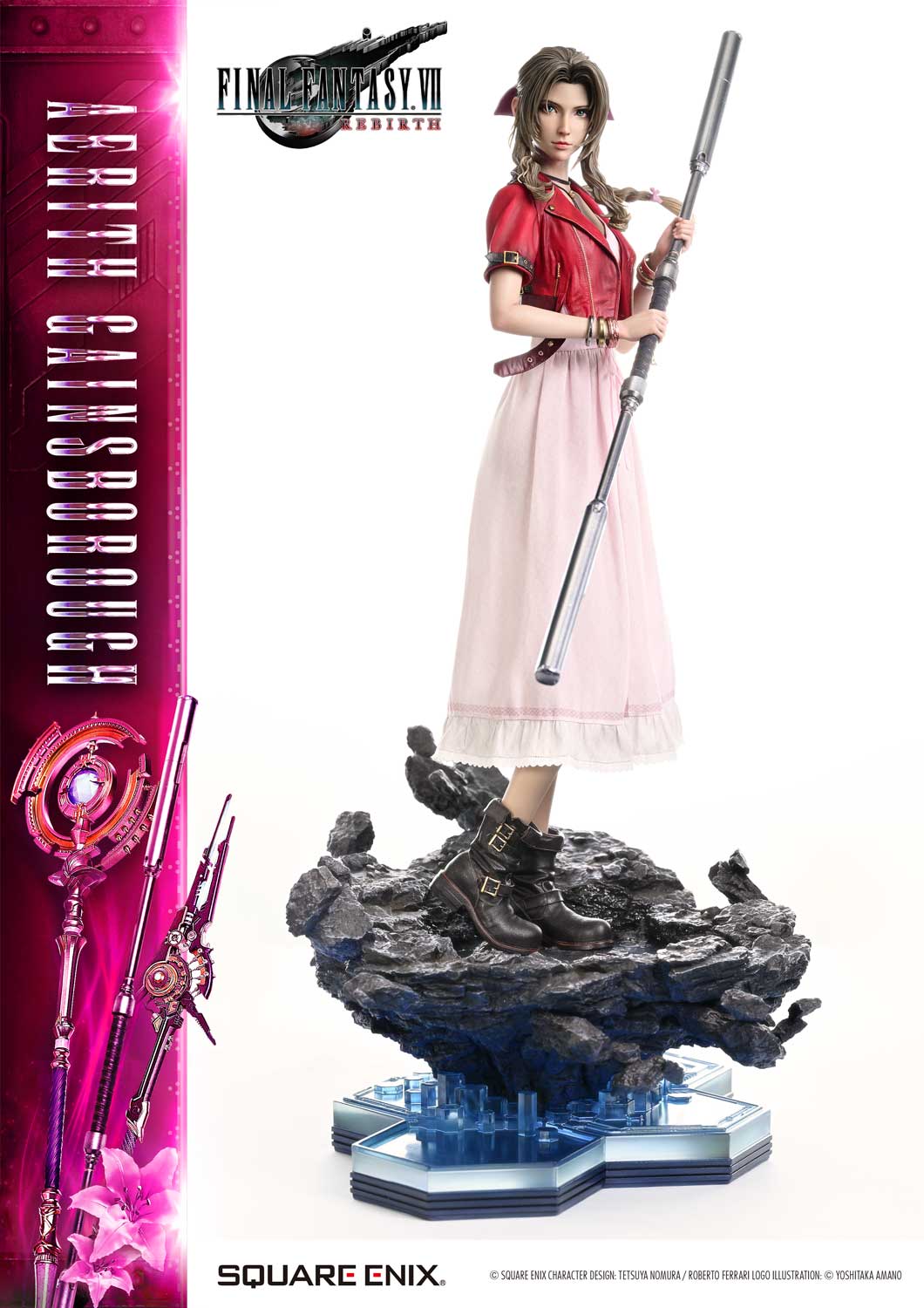 Final Fantasy VII Rebirth Square Enix Masterline Aerith Gainsborough (Deluxe Ver.) 1/4 Scale Statue Gallery Image 16