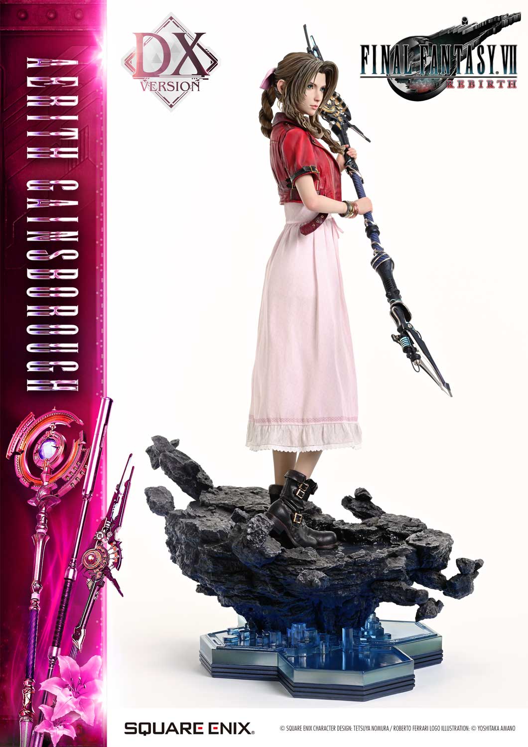 Final Fantasy VII Rebirth Square Enix Masterline Aerith Gainsborough (Deluxe Ver.) 1/4 Scale Statue Gallery Image 13