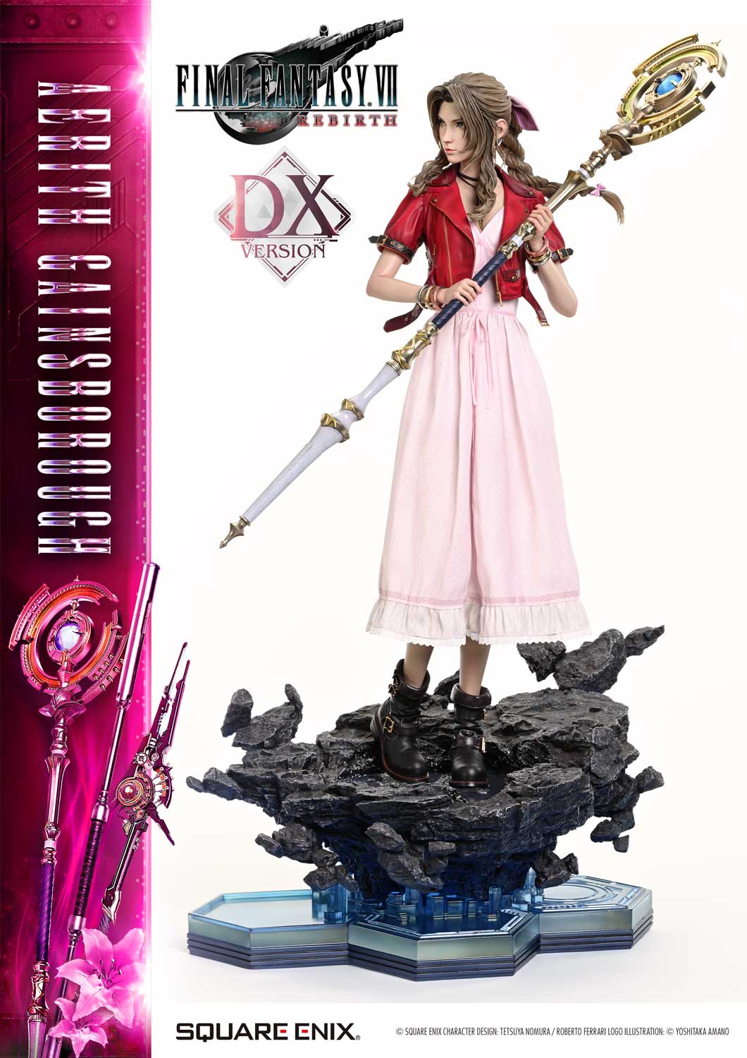 Final Fantasy VII Rebirth Square Enix Masterline Aerith Gainsborough (Deluxe Ver.) 1/4 Scale Statue Gallery Image 10