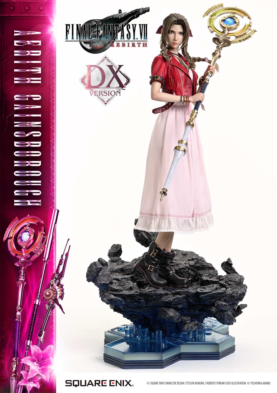 Final Fantasy VII Rebirth Square Enix Masterline Aerith Gainsborough (Deluxe Ver.) 1/4 Scale Statue Gallery Image 8