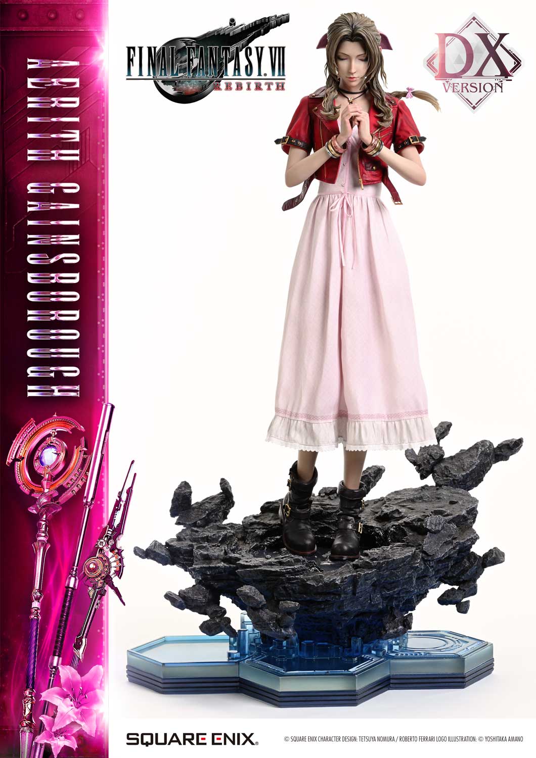 Final Fantasy VII Rebirth Square Enix Masterline Aerith Gainsborough (Deluxe Ver.) 1/4 Scale Statue Gallery Image 4