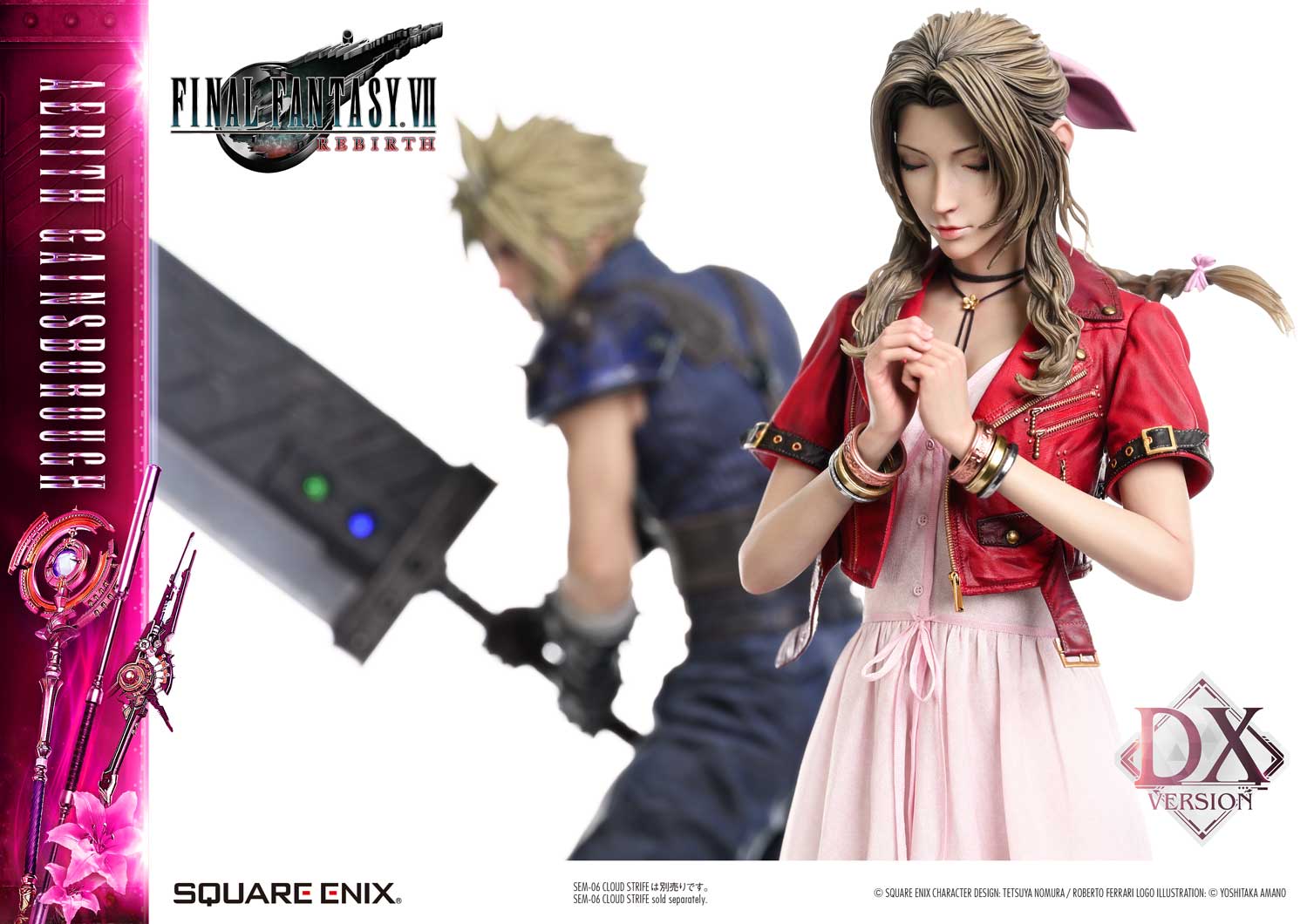 Final Fantasy VII Rebirth Square Enix Masterline Aerith Gainsborough (Deluxe Ver.) 1/4 Scale Statue Gallery Image 57