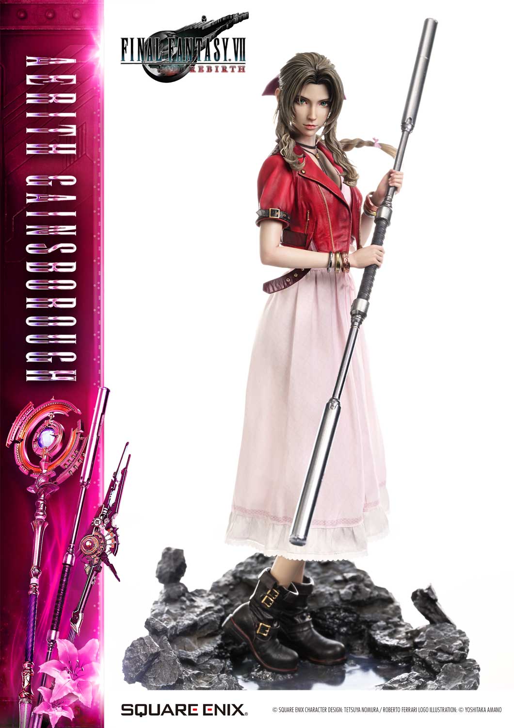Final Fantasy VII Rebirth Square Enix Masterline Aerith Gainsborough (Deluxe Ver.) 1/4 Scale Statue Gallery Image 28