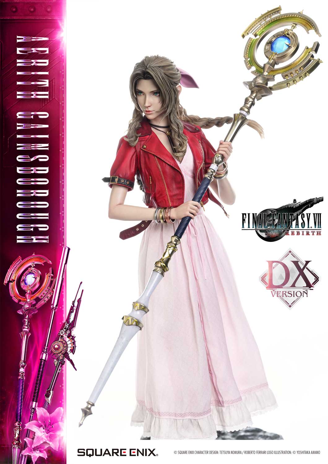 Final Fantasy VII Rebirth Square Enix Masterline Aerith Gainsborough (Deluxe Ver.) 1/4 Scale Statue Gallery Image 23