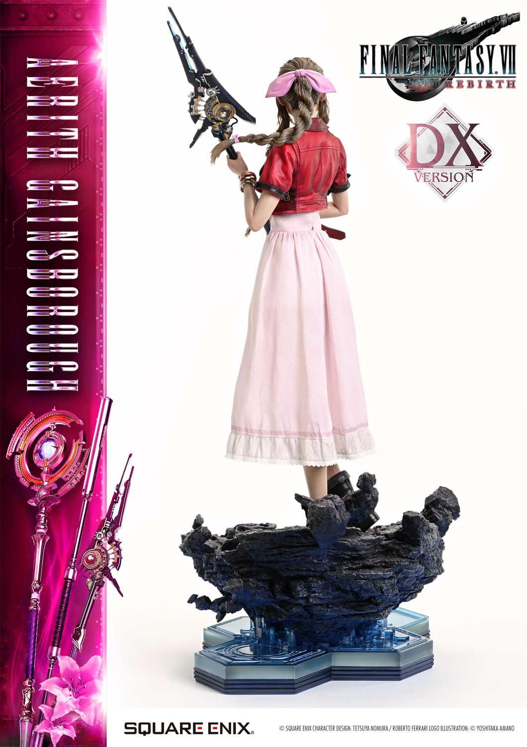 Final Fantasy VII Rebirth Square Enix Masterline Aerith Gainsborough (Deluxe Ver.) 1/4 Scale Statue Gallery Image 15