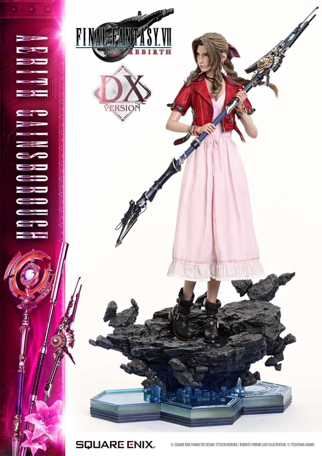 Final Fantasy VII Rebirth Square Enix Masterline Aerith Gainsborough (Deluxe Ver.) 1/4 Scale Statue Gallery Image 14