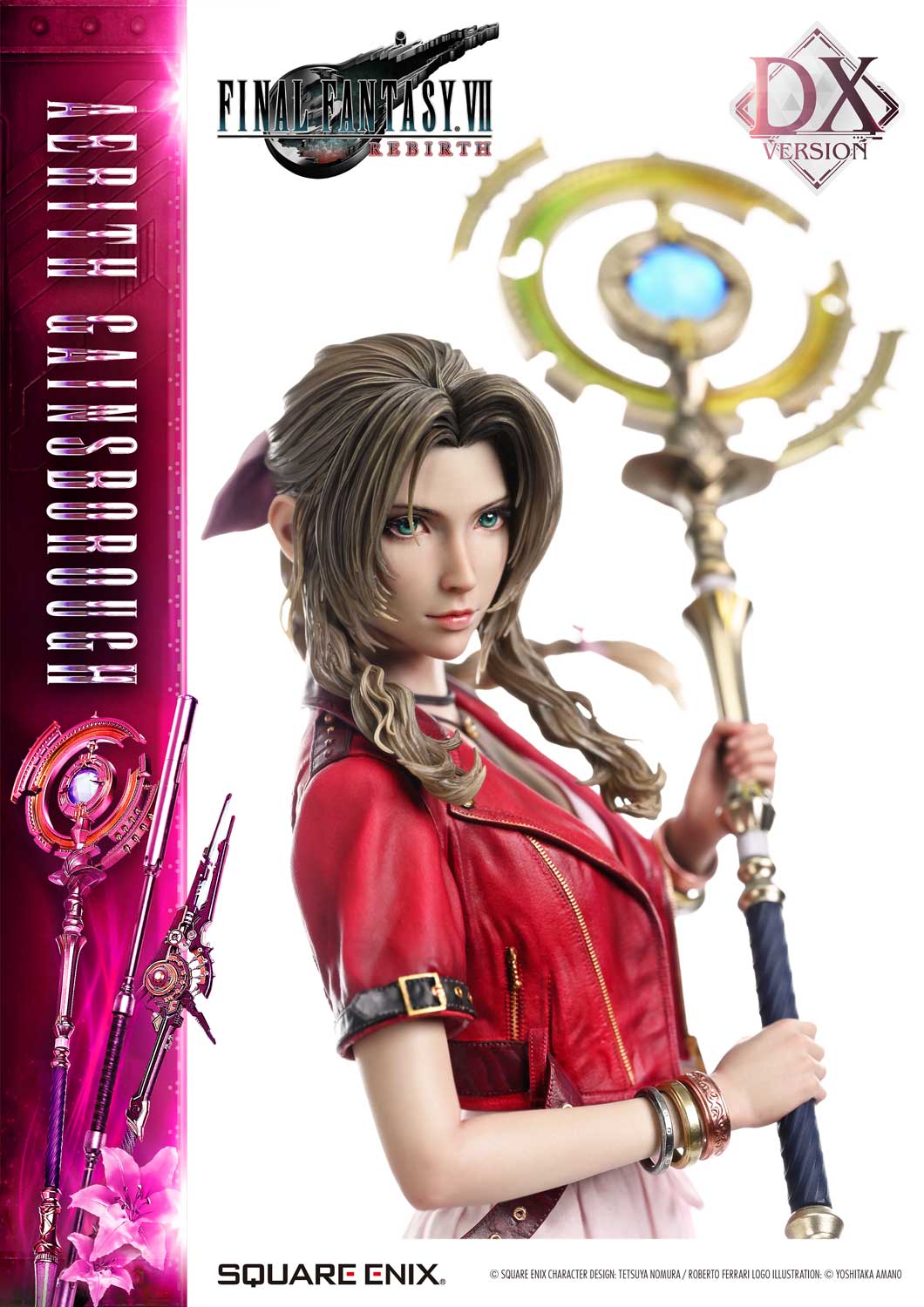 Final Fantasy VII Rebirth Square Enix Masterline Aerith Gainsborough (Deluxe Ver.) 1/4 Scale Statue Gallery Image 24