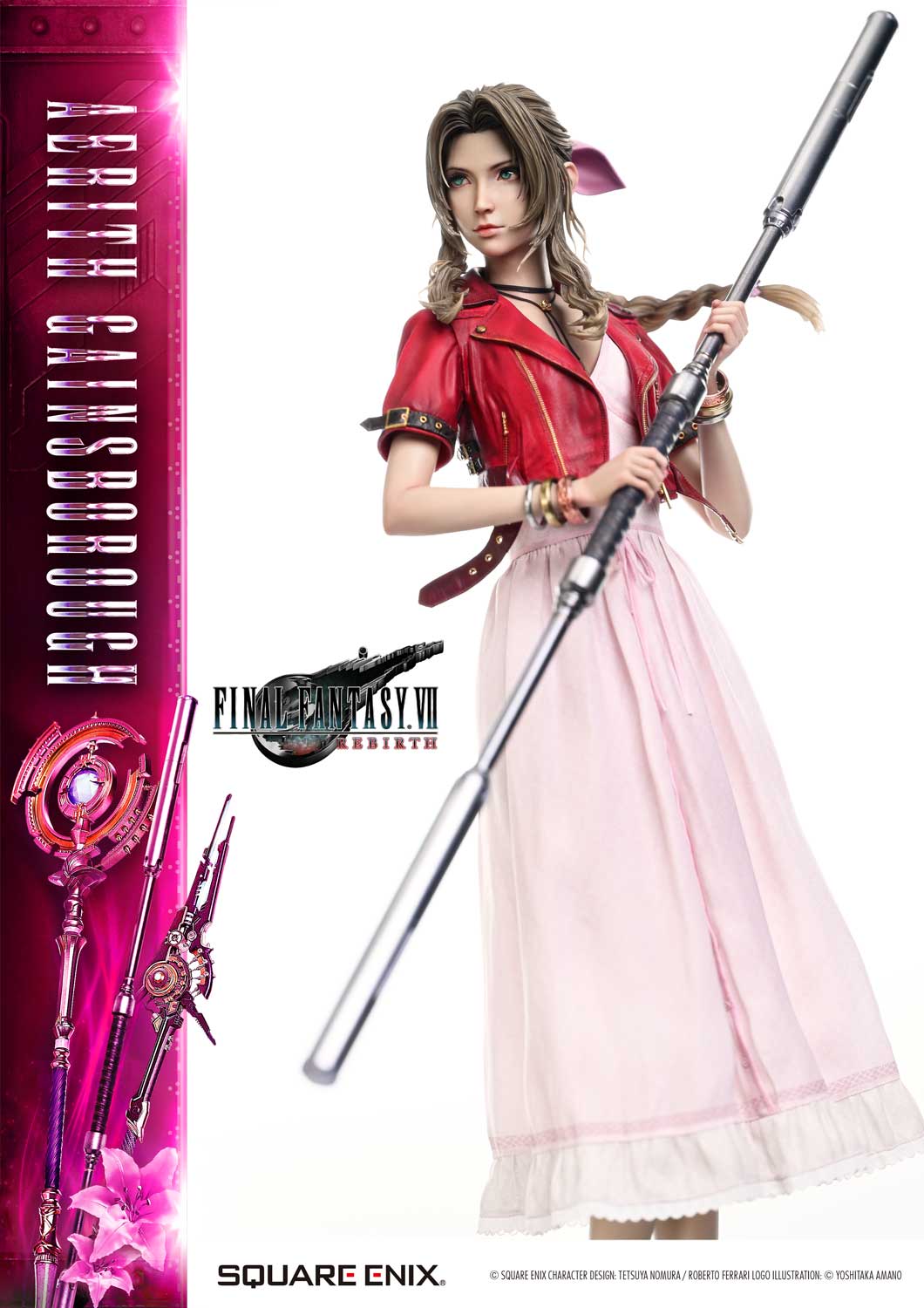 Final Fantasy VII Rebirth Square Enix Masterline Aerith Gainsborough (Deluxe Ver.) 1/4 Scale Statue Gallery Image 31