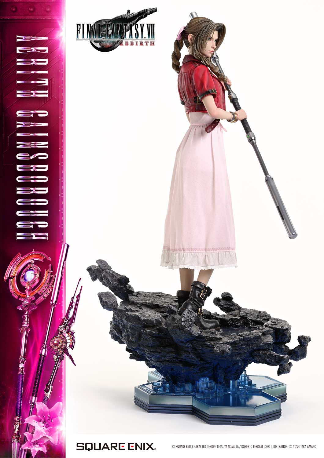 Final Fantasy VII Rebirth Square Enix Masterline Aerith Gainsborough (Deluxe Ver.) 1/4 Scale Statue Gallery Image 19