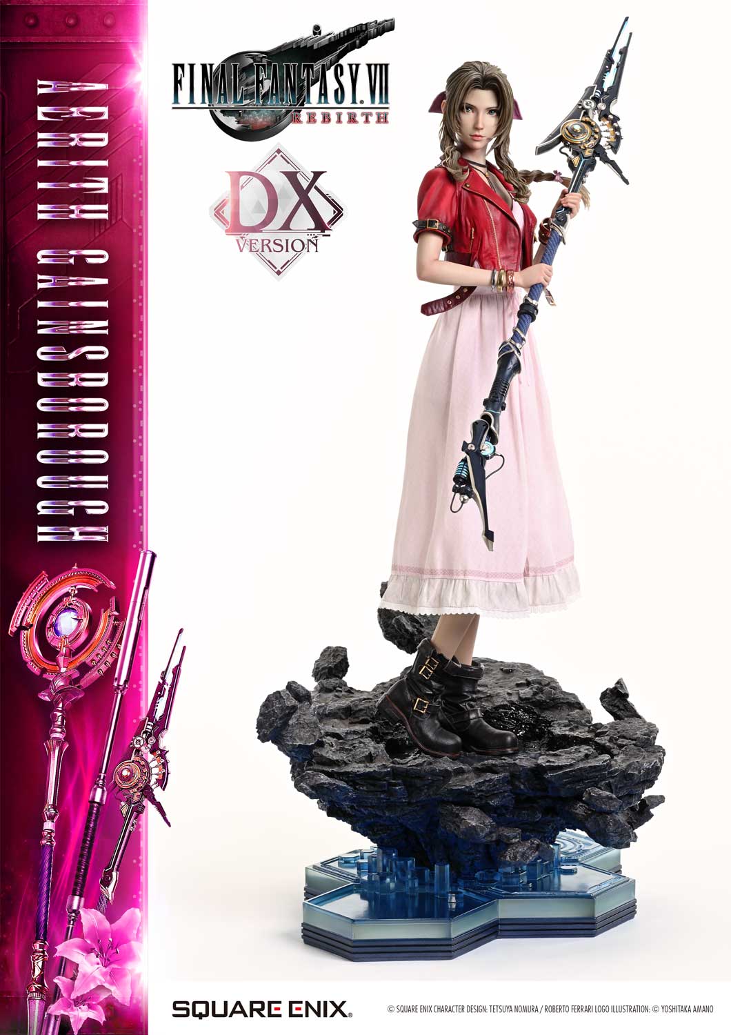 Final Fantasy VII Rebirth Square Enix Masterline Aerith Gainsborough (Deluxe Ver.) 1/4 Scale Statue Gallery Image 12
