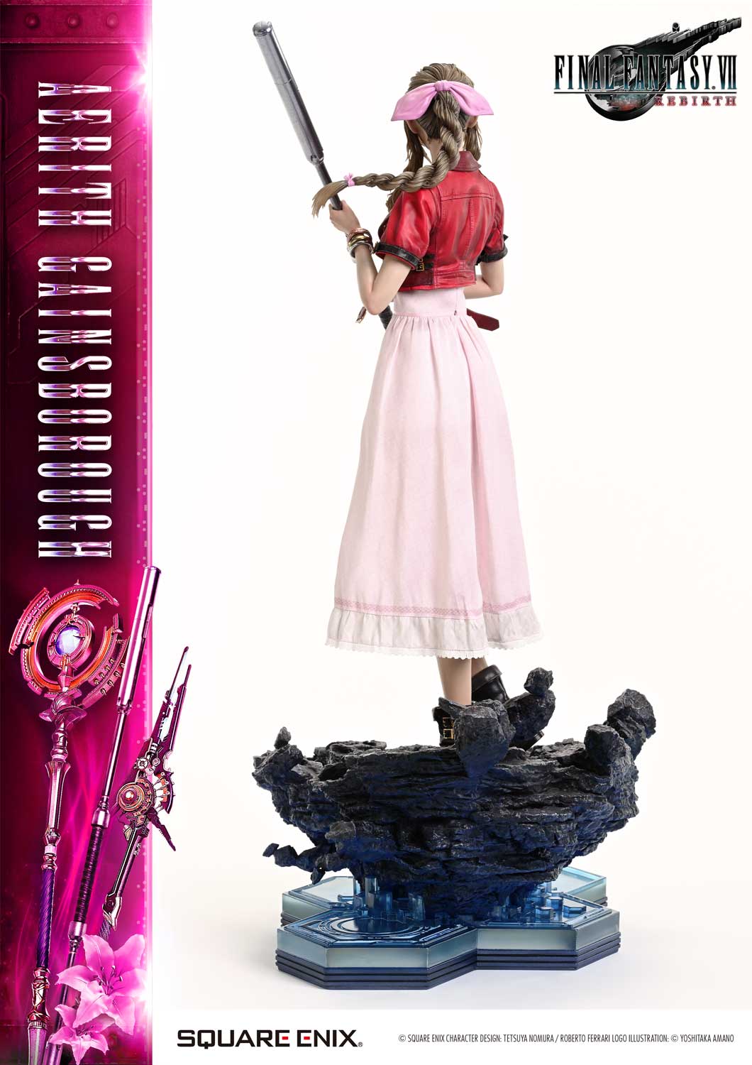 Final Fantasy VII Rebirth Square Enix Masterline Aerith Gainsborough (Deluxe Ver.) 1/4 Scale Statue Gallery Image 17