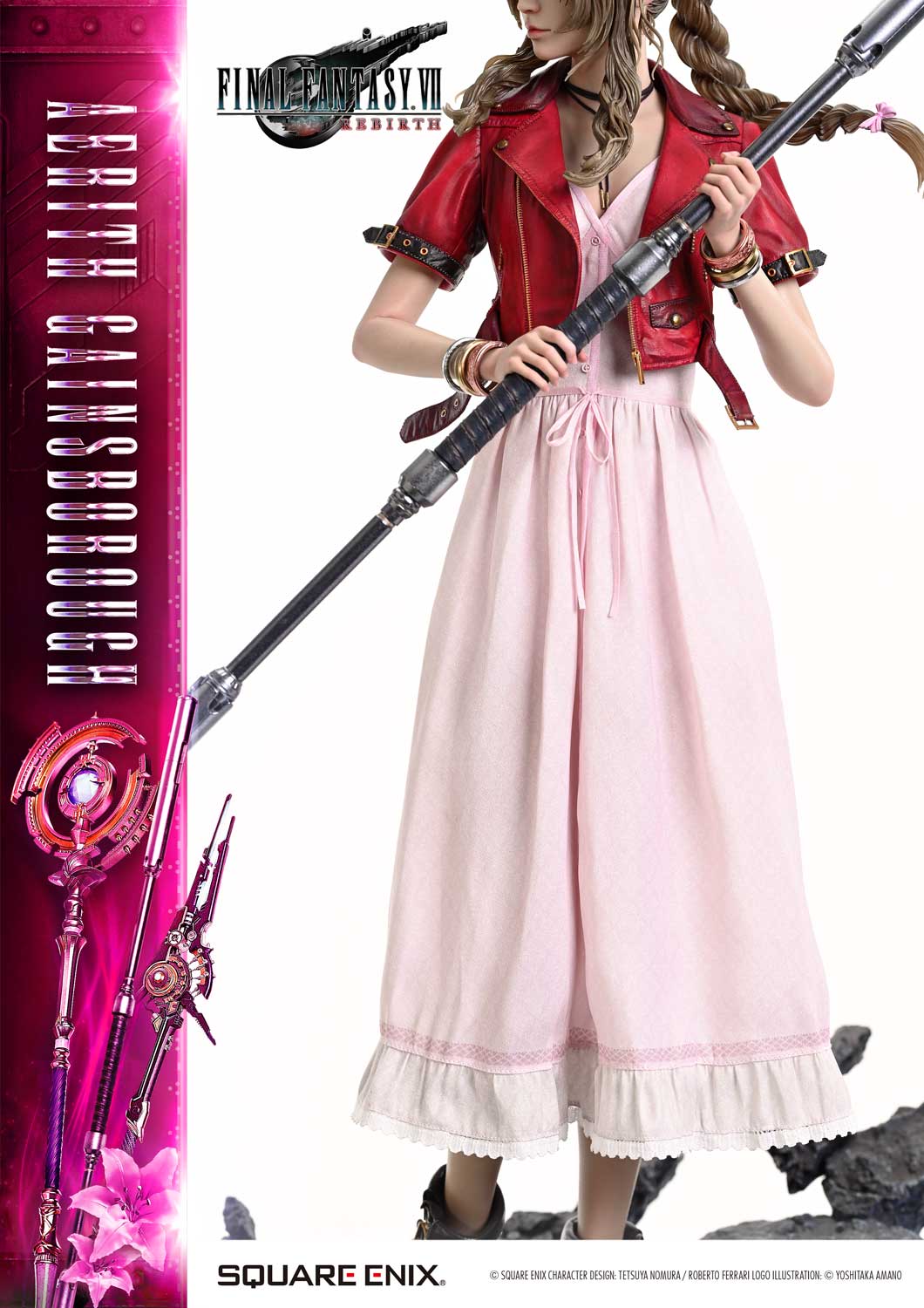 Final Fantasy VII Rebirth Square Enix Masterline Aerith Gainsborough (Deluxe Ver.) 1/4 Scale Statue Gallery Image 32