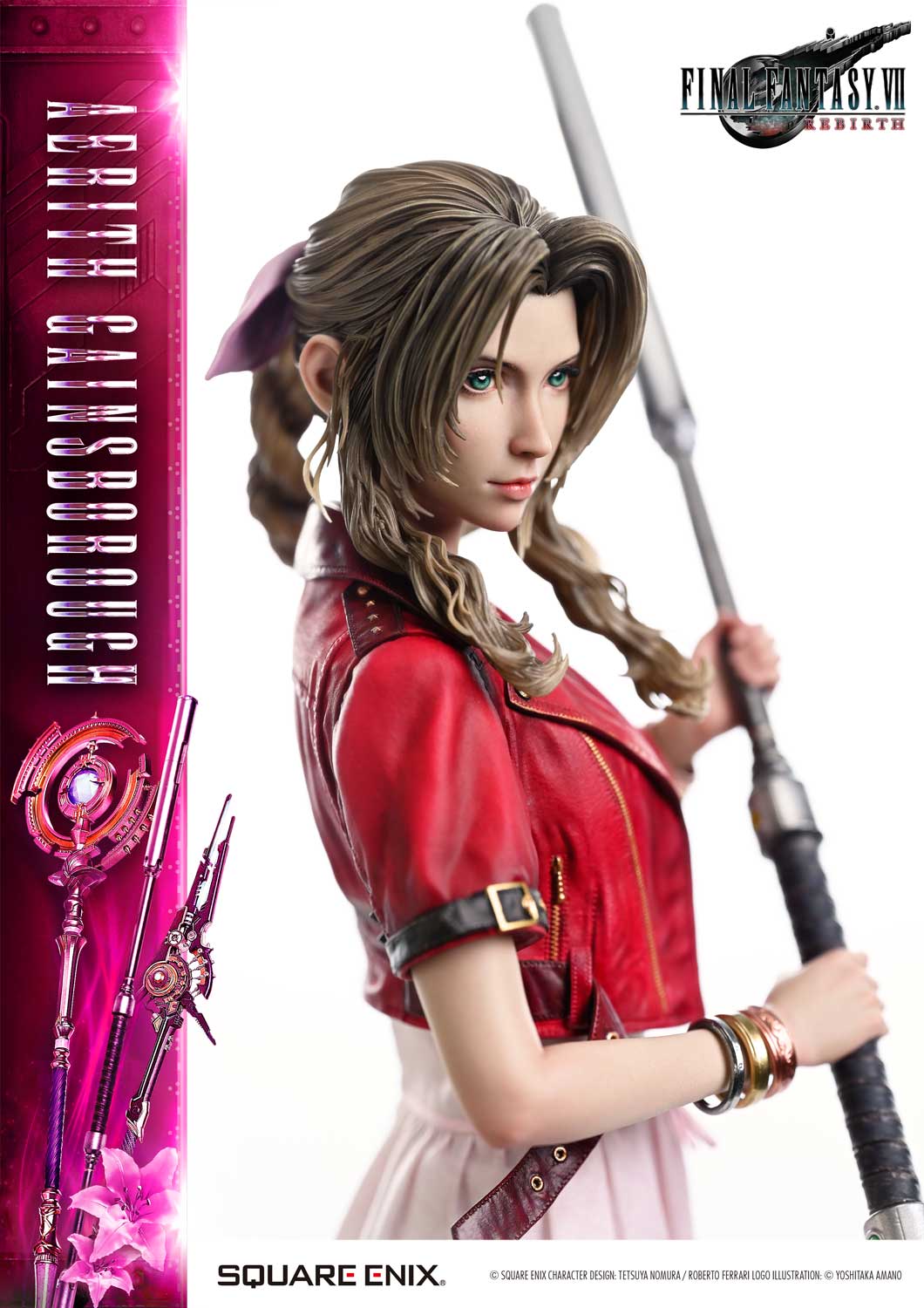Final Fantasy VII Rebirth Square Enix Masterline Aerith Gainsborough (Deluxe Ver.) 1/4 Scale Statue Gallery Image 33