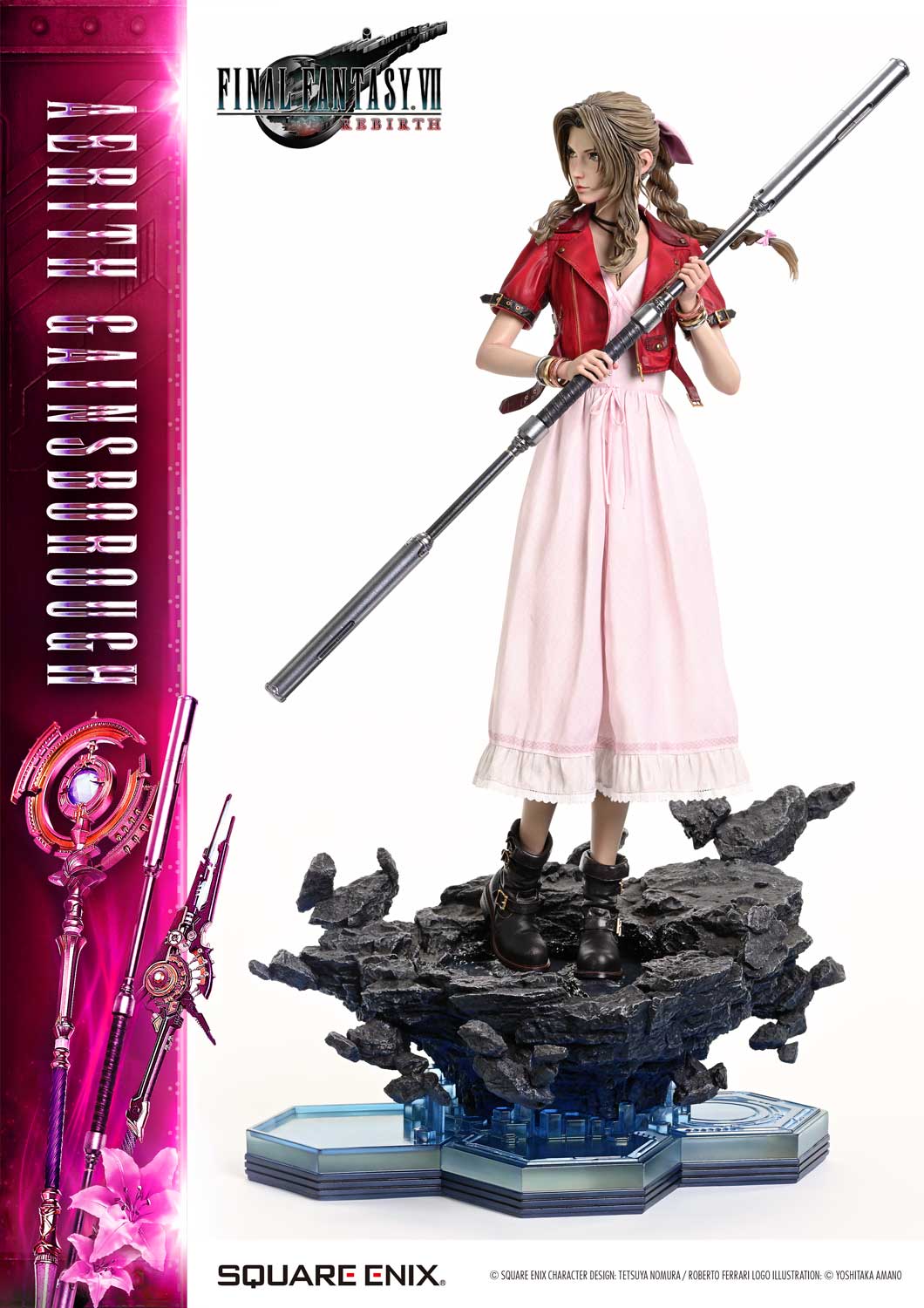 Final Fantasy VII Rebirth Square Enix Masterline Aerith Gainsborough (Deluxe Ver.) 1/4 Scale Statue Gallery Image 18